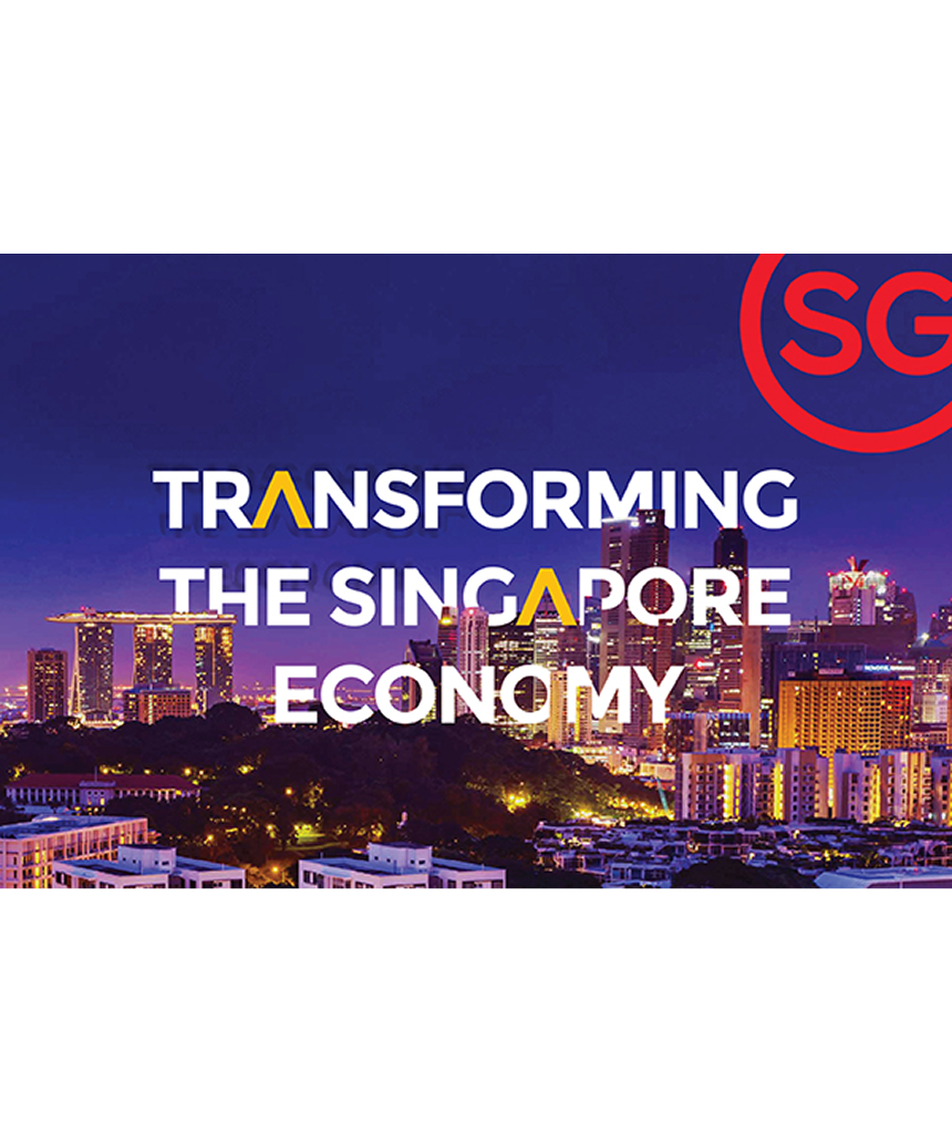 Infographic for Transforming the Singapore Economy Report.